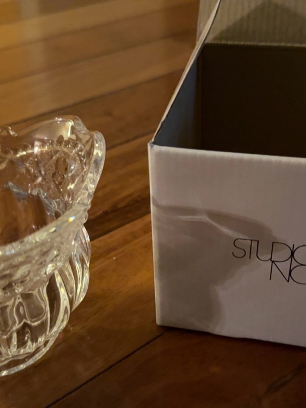 Studio Nova Clear Textured Glass Bowl